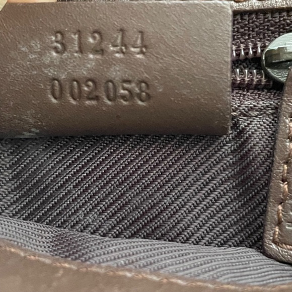 Gucci GG Monogram Brown Canvas Small Tote Shoulder Bag - Picture 12 of 14